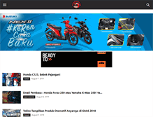 Tablet Screenshot of monkeymotoblog.com